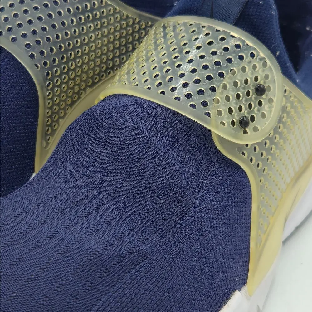 Nike Sock Dart Men's Size 13 Dark Navy Blue White Sneakers